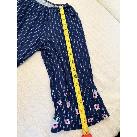 Style & Co Blue Floral Peasant Blouse PXL 3/4 Sleeve Boho Stretch Top - Picture 11 of 14